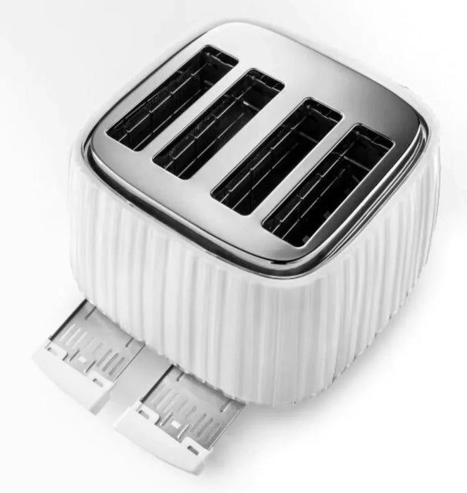 Delonghi Ballerina 4-Slice Toaster - Opaline White - LX2001 - Homewares, Outdoor, Phone Accessories, Cases, Speakers, Headphones + More -