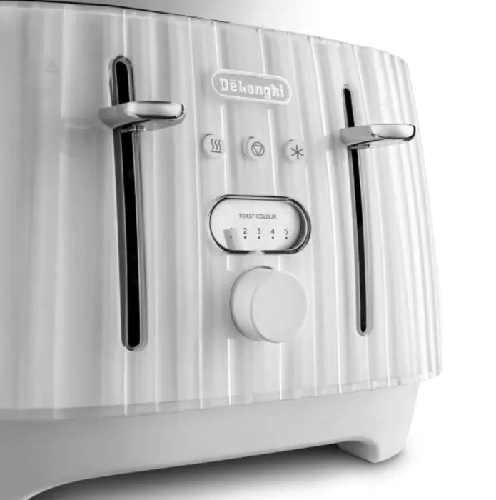 Delonghi Ballerina 4-Slice Toaster - Opaline White - LX2001 - Homewares, Outdoor, Phone Accessories, Cases, Speakers, Headphones + More -
