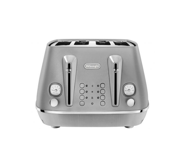 DeLonghi De'Longhi Distinta Perla Silver 4 Slice Toaster