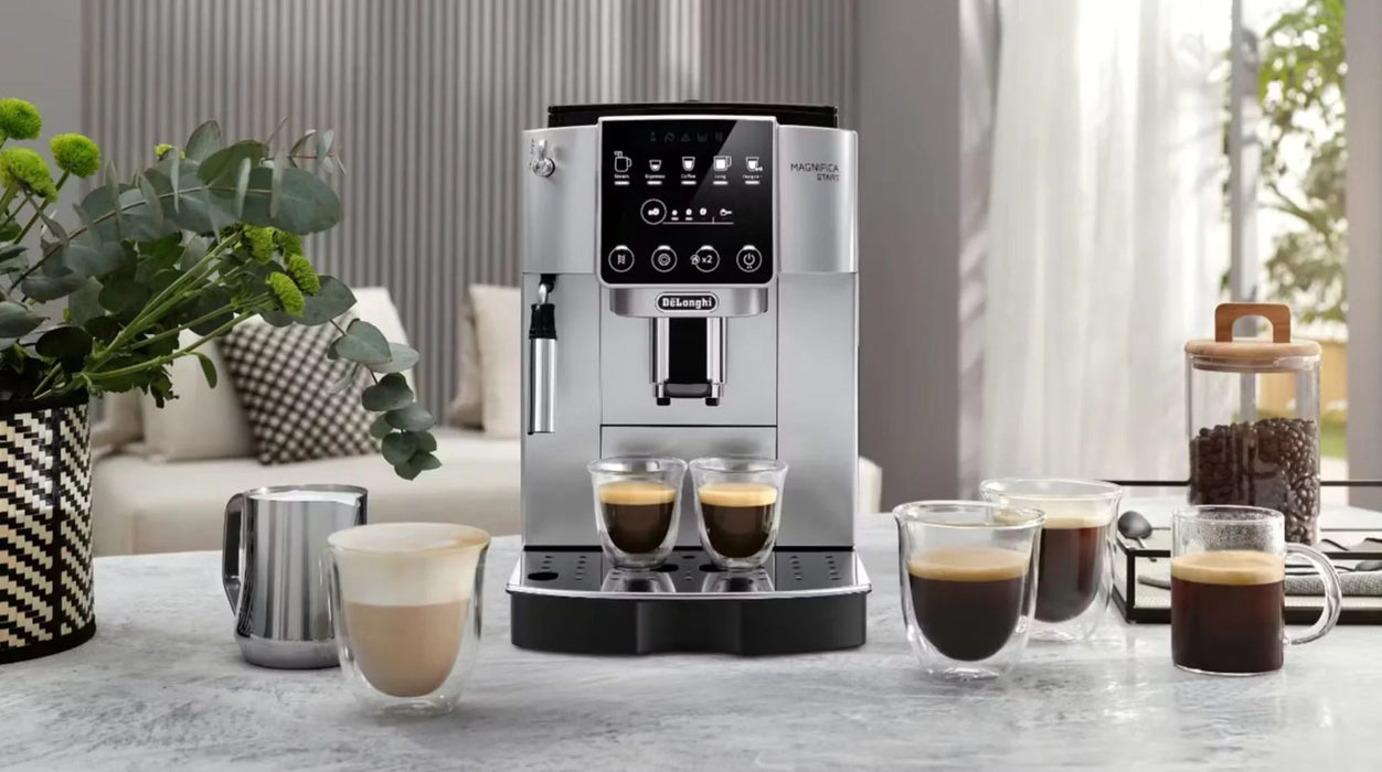 Delonghi De'Longhi Magnifica Start Silver Black Coffee Machine - LX2001 - Homewares, Outdoor, Phone Accessories, Cases, Speakers, Headphones + More -