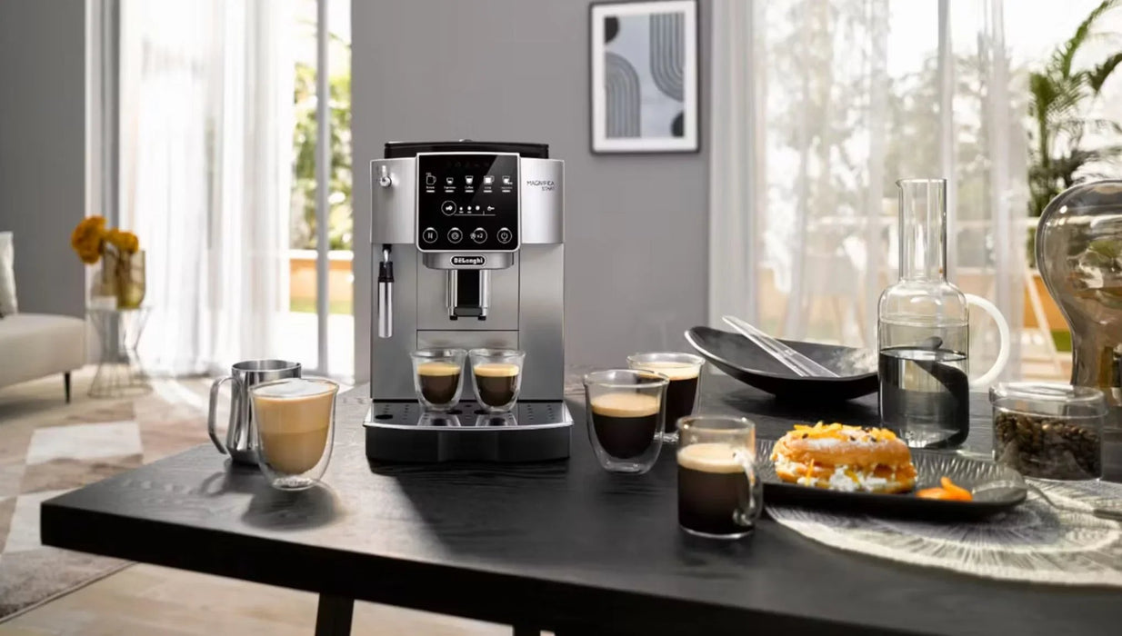 Delonghi De'Longhi Magnifica Start Silver Black Coffee Machine - LX2001 - Homewares, Outdoor, Phone Accessories, Cases, Speakers, Headphones + More -