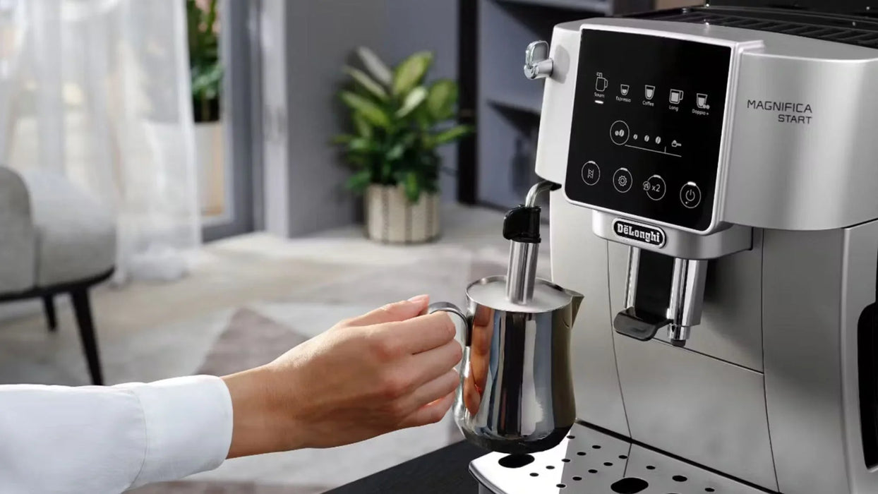 Delonghi De'Longhi Magnifica Start Silver Black Coffee Machine - LX2001 - Homewares, Outdoor, Phone Accessories, Cases, Speakers, Headphones + More -
