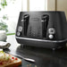 Delonghi Distinta Moments 4 Slice Toaster - Black - LX2001 - Homewares, Outdoor, Phone Accessories, Cases, Speakers, Headphones + More -