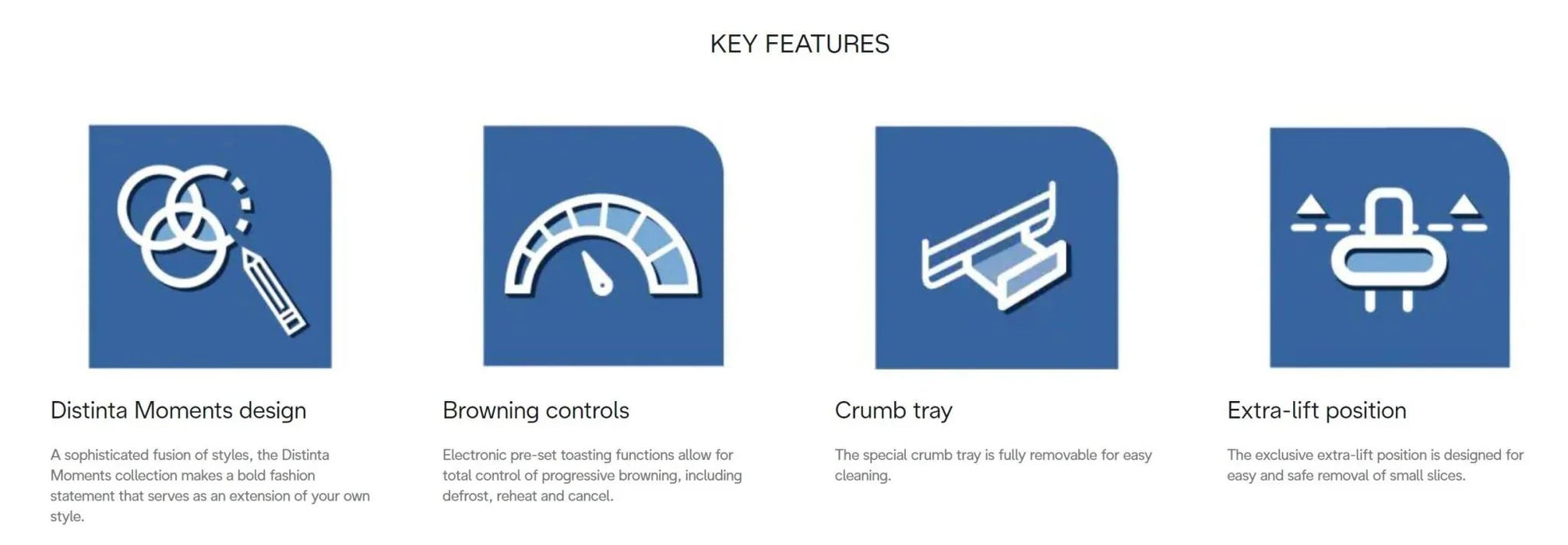 Delonghi Distinta Moments 4 Slice Toaster - Black - LX2001 - Homewares, Outdoor, Phone Accessories, Cases, Speakers, Headphones + More -