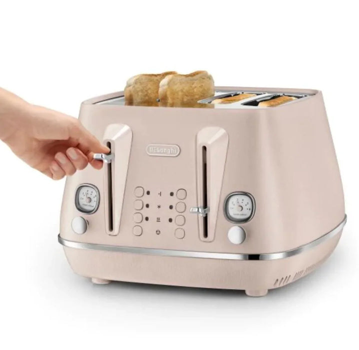 Delonghi Distinta Perla 4-Slice Toaster - Rose Pink - LX2001 - Homewares, Outdoor, Phone Accessories, Cases, Speakers, Headphones + More -
