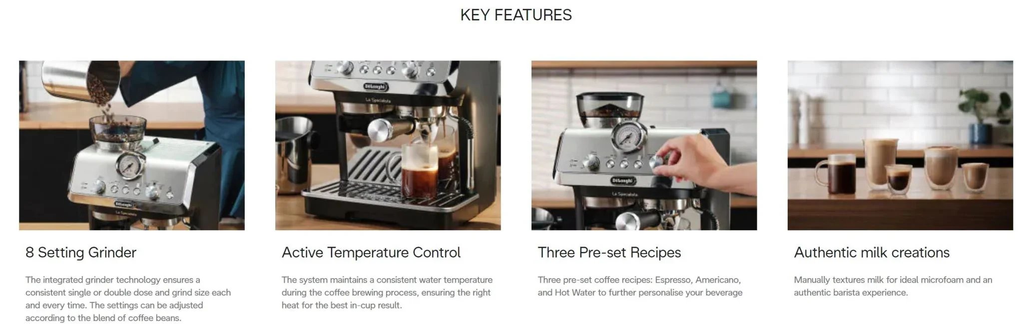 Delonghi La Specialista Arte Manual Pump Coffee Machine - LX2001 - Homewares, Outdoor, Phone Accessories, Cases, Speakers, Headphones + More -