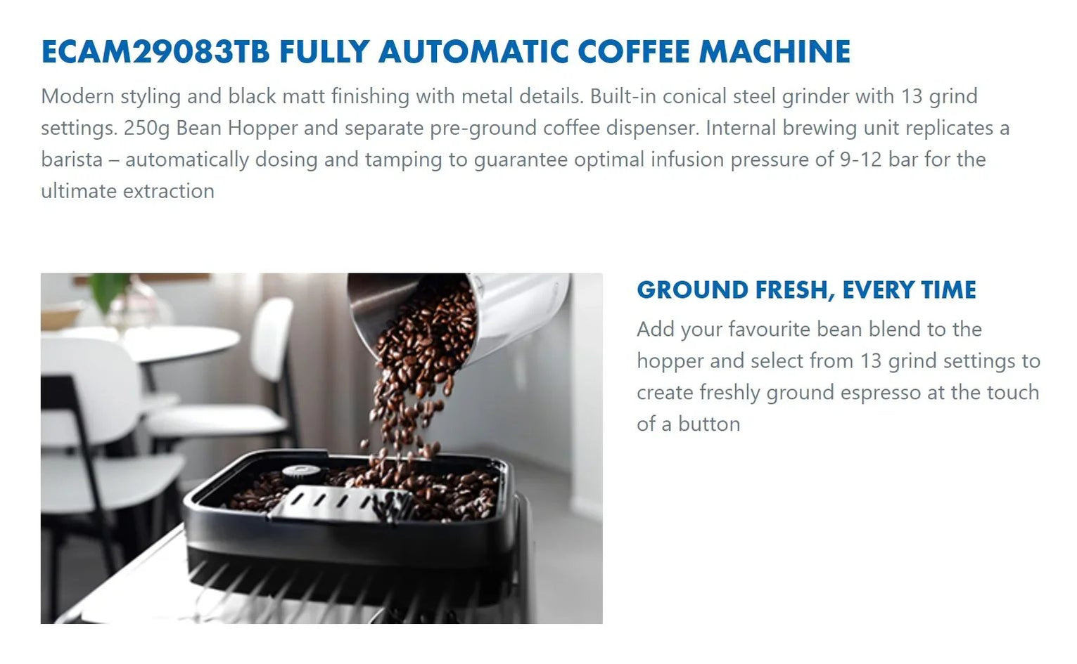 Delonghi Magnifica Evo Fully Automatic Coffee Machine Titan — LX2001 Homewares, Outdoor, Phone