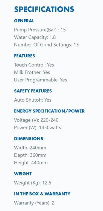 Delonghi Magnifica Evo Fully Automatic Coffee Machine Titan - LX2001 - Homewares, Outdoor, Phone Accessories, Cases, Speakers, Headphones + More -