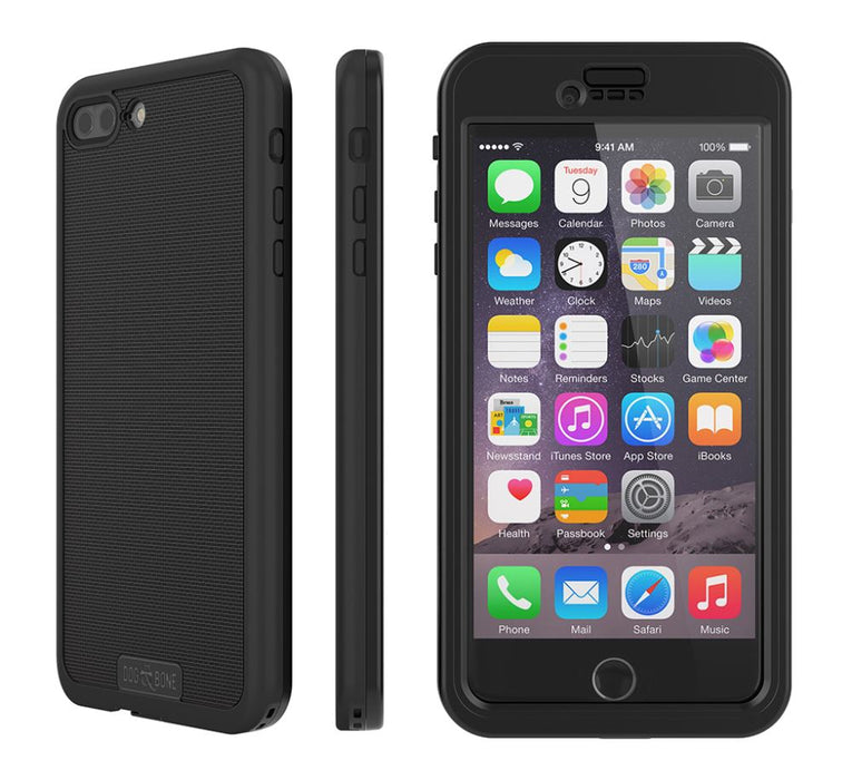 Apple iPhone 7 Plus Dog & Bone Wetsuit Impact Waterproof Rugged Case BLACK DAB-IP7PW003 - LX2001 - Homewares, Outdoor, Phone Accessories, Cases, Speakers, Headphones + More -