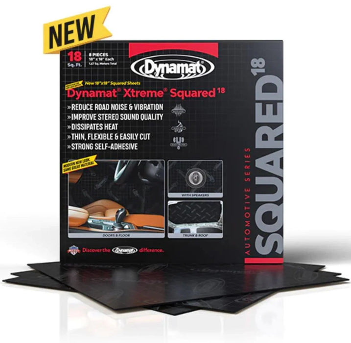 Dynamat Xtreme Squared Sound Deadening Squared 18 Pack - LX2001 - Homewares, Outdoor, Phone Accessories, Cases, Speakers, Headphones + More -