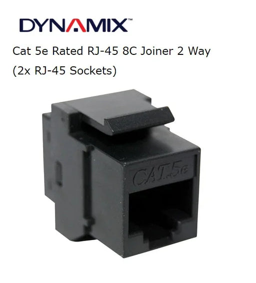 Dynamics Cat 5e Rated RJ-45 8C Joiner Coupler A-RJ45-C5 - LX2001 - Homewares, Outdoor, Phone Accessories, Cases, Speakers, Headphones + More -