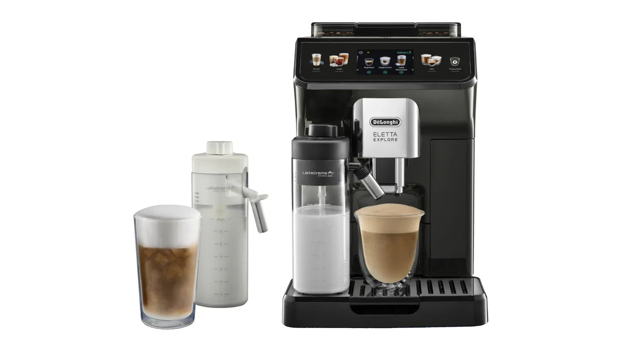 DeLonghi De'Longhi Eletta Explore Fully Atuomatic Coffee Machine Grey - LX2001 - Homewares, Outdoor, Phone Accessories, Cases, Speakers, Headphones + More -