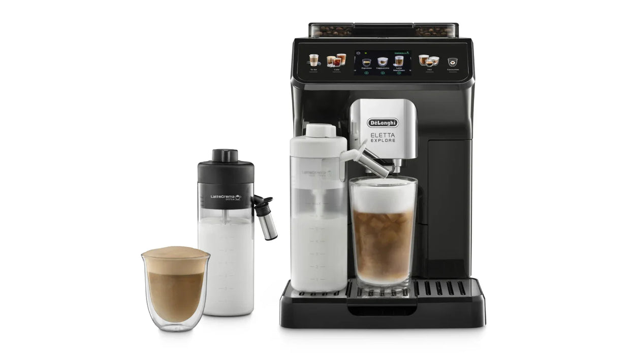 DeLonghi De'Longhi Eletta Explore Fully Atuomatic Coffee Machine Grey - LX2001 - Homewares, Outdoor, Phone Accessories, Cases, Speakers, Headphones + More -