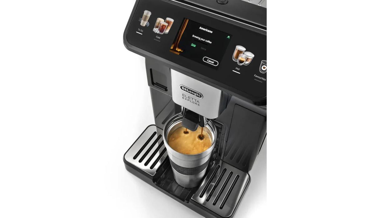DeLonghi De'Longhi Eletta Explore Fully Atuomatic Coffee Machine Grey - LX2001 - Homewares, Outdoor, Phone Accessories, Cases, Speakers, Headphones + More -