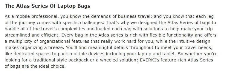 EVERKI Atlas Checkpoint Friendly Laptop Backpack - Black EKP121S15 - LX2001 - Homewares, Outdoor, Phone Accessories, Cases, Speakers, Headphones + More -