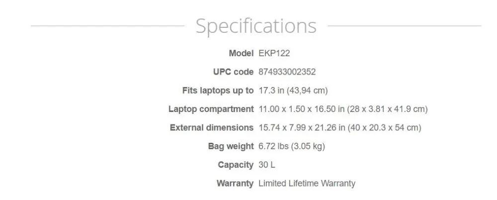 EVERKI Atlas Wheeled Roller Laptop Backpack w/ 13” to 17” Compartment Space EKP122 - LX2001 - Homewares, Outdoor, Phone Accessories, Cases, Speakers, Headphones + More -