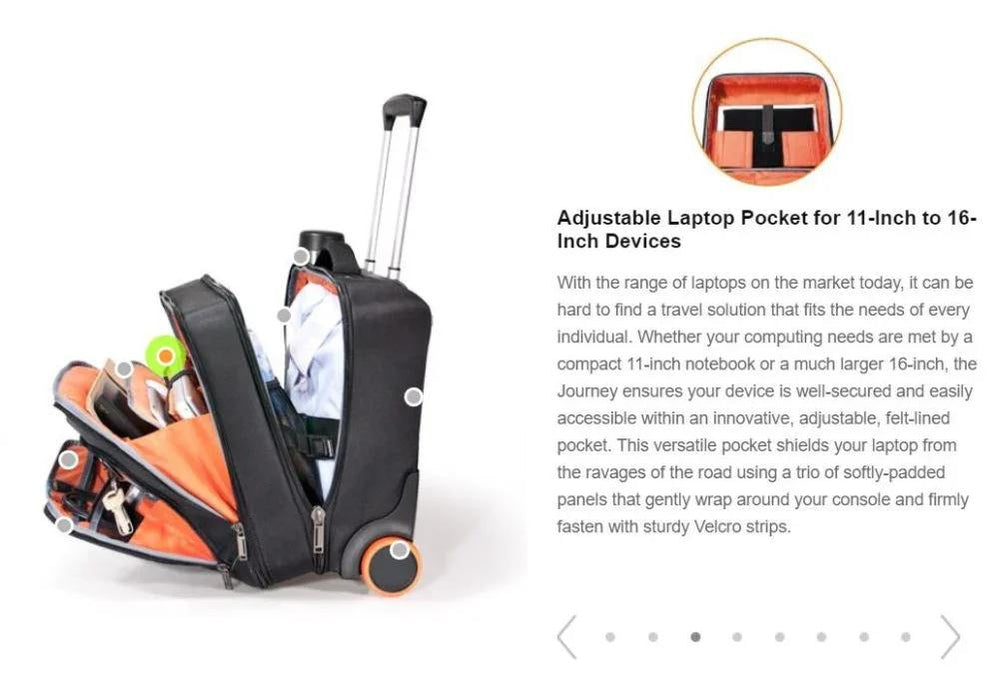 EVERKI Journey 16" Laptop Trolley EKB440 - LX2001 - Homewares, Outdoor, Phone Accessories, Cases, Speakers, Headphones + More -