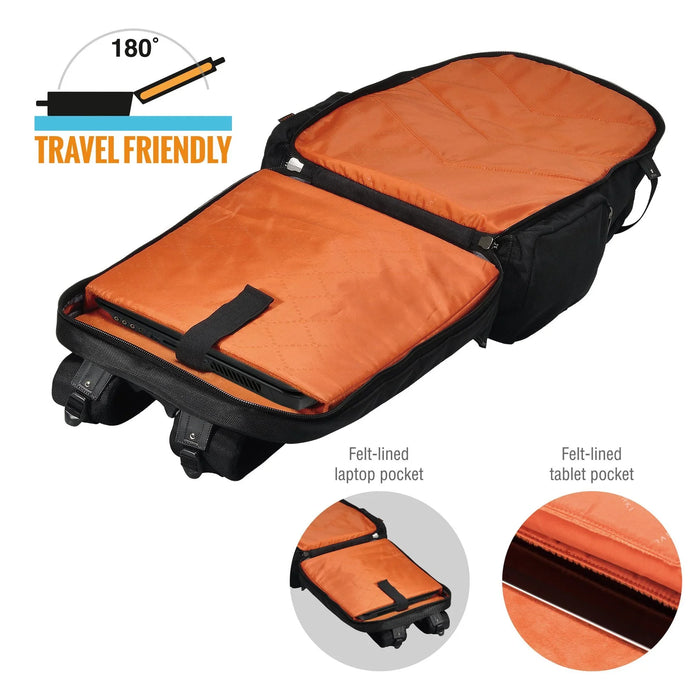 EVERKI Titan 18.4" Business Travel Friendly Laptop Backpack - Black EKP120 - LX2001 - Homewares, Outdoor, Phone Accessories, Cases, Speakers, Headphones + More -