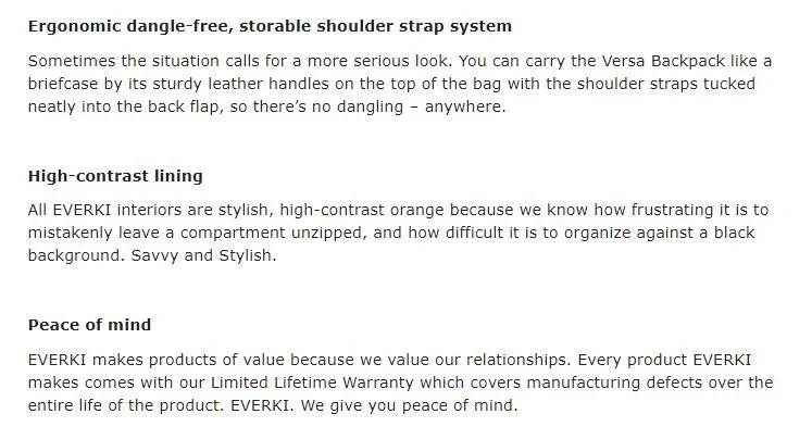 EVERKI Versa 2 Premium Travel Friendly 15' Laptop Backpack - Black EKP127B - LX2001 - Homewares, Outdoor, Phone Accessories, Cases, Speakers, Headphones + More -