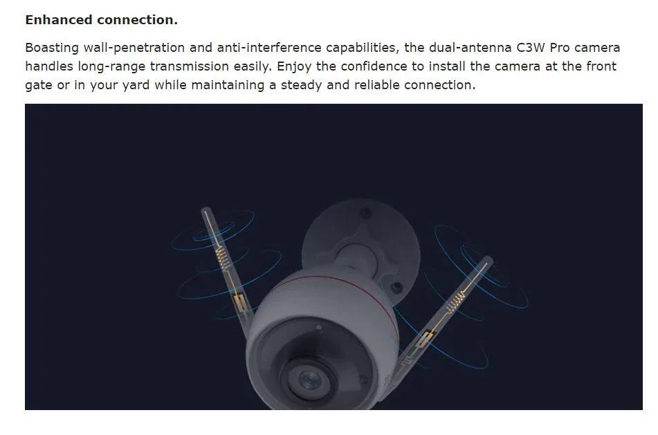 EZVIZ C3W PRO 2MP Outdoor WiFi Smart Home Camera with Colour Night Vision. 2.8mm - LX2001 - Homewares, Outdoor, Phone Accessories, Cases, Speakers, Headphones + More -