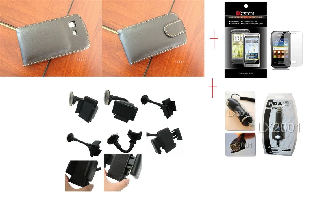 Samsung Galaxy Pocket Leather Car Charger Kit - LX2001 - Homewares, Outdoor, Phone Accessories, Cases, Speakers, Headphones + More -