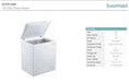 Euromaid 145 Litre Chest Freezer ECFR145W - LX2001 - Homewares, Outdoor, Phone Accessories, Cases, Speakers, Headphones + More -