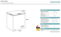 Euromaid 145 Litre Chest Freezer ECFR145W - LX2001 - Homewares, Outdoor, Phone Accessories, Cases, Speakers, Headphones + More -