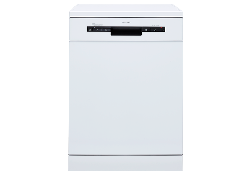 Euromaid 60cm Freestanding Dishwasher With 14 Place Settings - White E14DWW