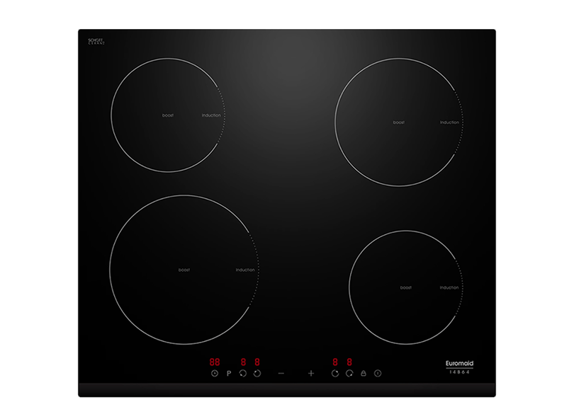 Euromaid 60cm Induction Cooktop with 4 Zones