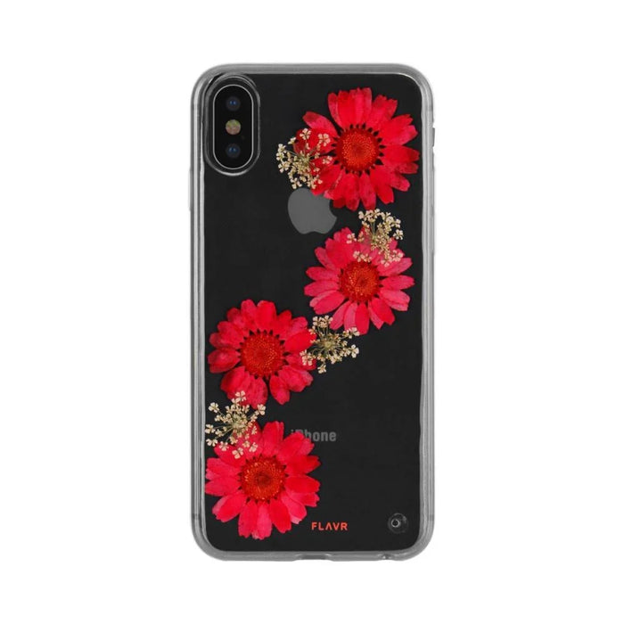 FLAVR Apple iPhone X / XS Real Flower Case - Paula Red 4029948070315 - LX2001 - Homewares, Outdoor, Phone Accessories, Cases, Speakers, Headphones + More -