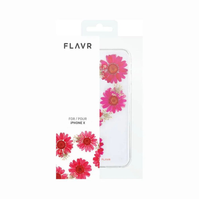 FLAVR Apple iPhone X / XS Real Flower Case - Paula Red 4029948070315 - LX2001 - Homewares, Outdoor, Phone Accessories, Cases, Speakers, Headphones + More -