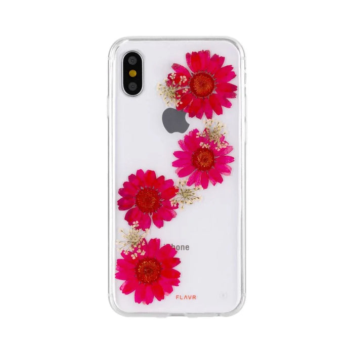 FLAVR Apple iPhone X / XS Real Flower Case - Paula Red 4029948070315 - LX2001 - Homewares, Outdoor, Phone Accessories, Cases, Speakers, Headphones + More -