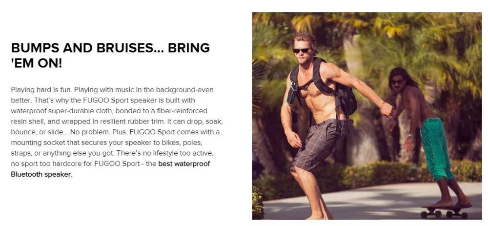 Fugoo Sport Bluetooth Speaker F6SPKG01AU - LX2001 - Homewares, Outdoor, Phone Accessories, Cases, Speakers, Headphones + More -