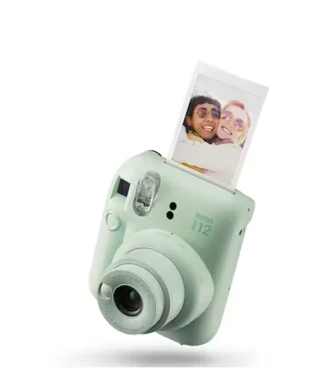 Fujifilm Instax Mini 12 Camera - Mint Green - LX2001 - Homewares, Outdoor, Phone Accessories, Cases, Speakers, Headphones + More -