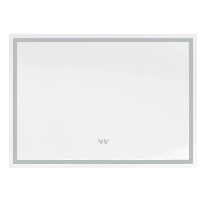 Goldair Bathroom Mirror Square Backlit Mirror H: 500mm, W: 700mm Warm White - LX2001 - Homewares, Outdoor, Phone Accessories, Cases, Speakers, Headphones + More -