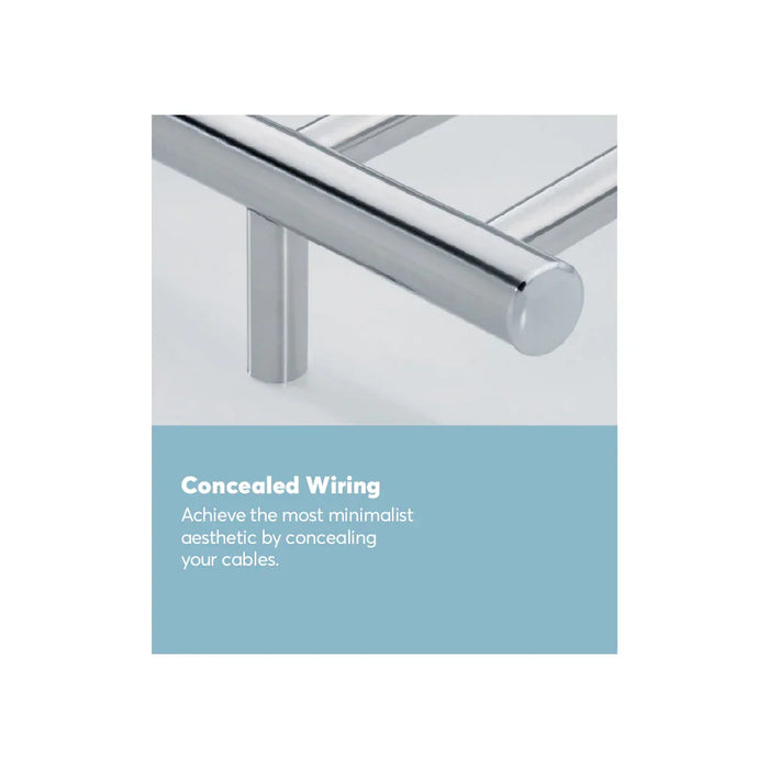 Goldair Heated Towel Rail 5 Bar Stainless Steel - LX2001 - Homewares, Outdoor, Phone Accessories, Cases, Speakers, Headphones + More -