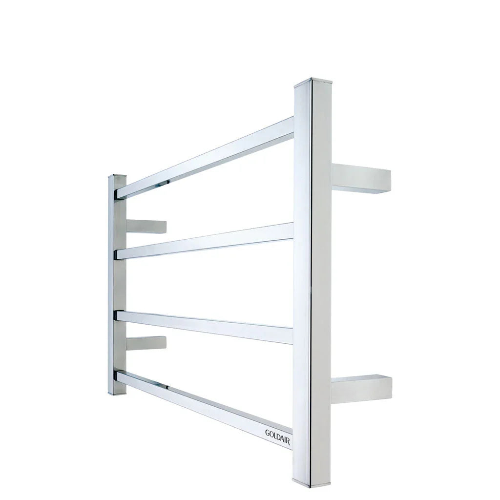 Goldair Straight Square Towel Rail Warmer 4 Bar Ladder — LX2001