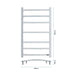 Goldair Heated Towel Rail 7 Bar Narrow Stainless Steel - LX2001 - Homewares, Outdoor, Phone Accessories, Cases, Speakers, Headphones + More -