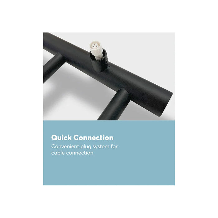 Goldair Straight Round Towel Rail Warmer 5 Bar Black - LX2001 - Homewares, Outdoor, Phone Accessories, Cases, Speakers, Headphones + More -