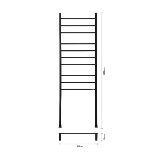 Goldair Tall Round Towel Rail Warmer Black - LX2001 - Homewares, Outdoor, Phone Accessories, Cases, Speakers, Headphones + More -