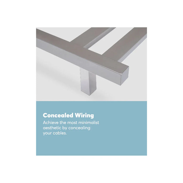 Goldair Towel rail 7 BAR FLAT TOWEL Rail Stainless Steel — LX2001