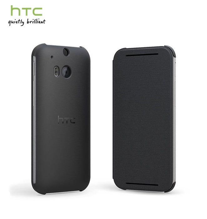 Genuine HTC M8 Flip case - Black