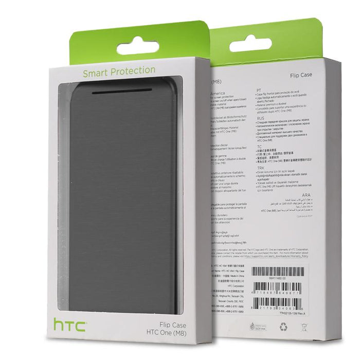 Genuine HTC M8 Flip case - Black