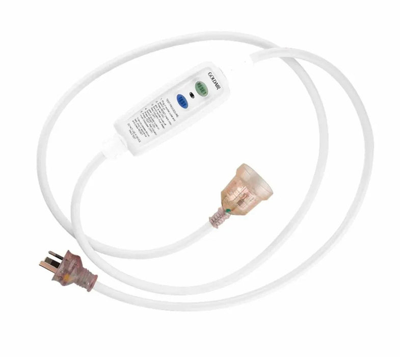 Goldair RCD Power Cord 2m White GRD105V2 - LX2001 - Homewares, Outdoor, Phone Accessories, Cases, Speakers, Headphones + More -