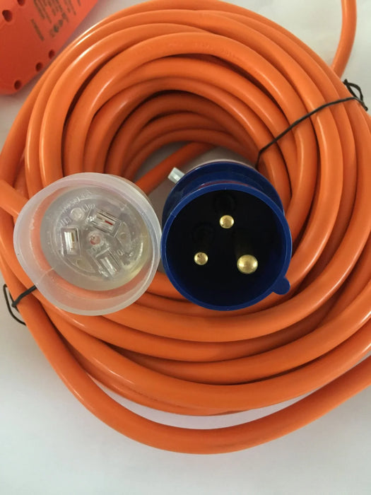 Goldair RCD Power Cord With Camping Plug 15m Orange - LX2001 - Homewares, Outdoor, Phone Accessories, Cases, Speakers, Headphones + More -