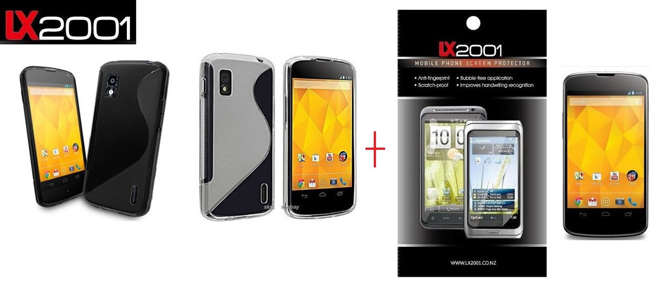 LG Nexus 4 Case + Screen Protector