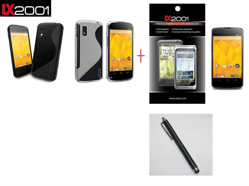 LG Nexus 4 Case + Stylus + Screen Protector - LX2001 - Homewares, Outdoor, Phone Accessories, Cases, Speakers, Headphones + More -
