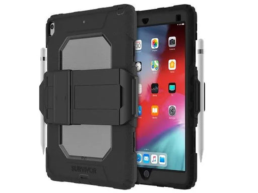 Griffin Apple iPad 7th Gen 10.2" Survivor All-Terrain Case - Black GIPD-016-BLK 191058105851 - LX2001 - Homewares, Outdoor, Phone Accessories, Cases, Speakers, Headphones + More -
