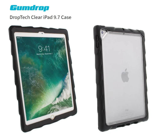 Gumdrop DropTech Apple iPad 9.7 Case - Clear / Black DTC-IPAD97-BLK_SMK 818090020620 - LX2001 - Homewares, Outdoor, Phone Accessories, Cases, Speakers, Headphones + More -