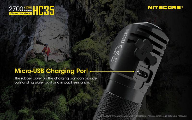 Nitecore L-SHAPED Headlamp Head Lamp - LX2001 - Homewares, Outdoor, Phone Accessories, Cases, Speakers, Headphones + More -